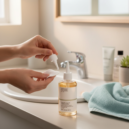 100ml Glycolic Acid 7% Toning Solution To Remove Acne and Moisturize Skin Rejuvenating Lotion